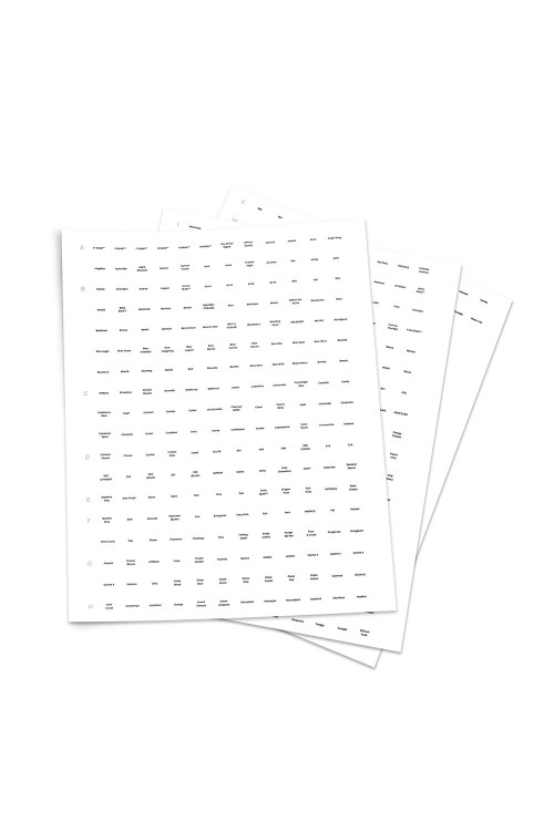 STICKER SHEET